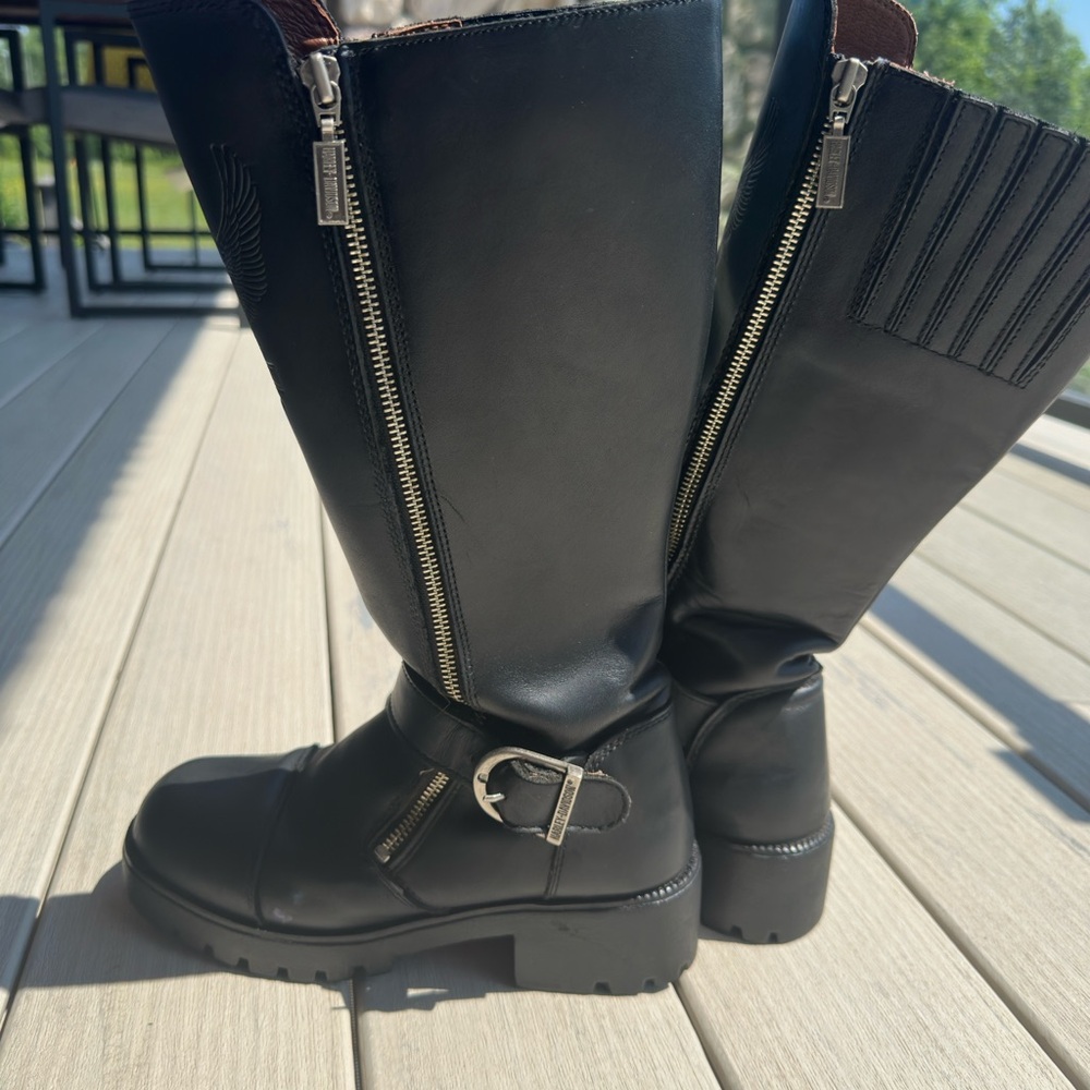 Harley-Davidson Black Combat Moto Boots